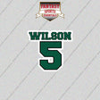 2026 New York Jets Name and Number Glossy Stickers