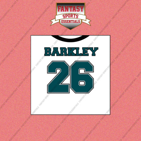 2026 Philadelphia Eagles Away Jersey Wall Art Prints