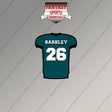 2026 Philadelphia Eagles Home Jersey Magnets