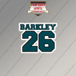 2026 Philadelphia Eagles Name and Number Magnets