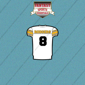 2026 Pittsburgh Steelers Away Jersey Car Decals
