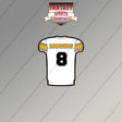 2026 Pittsburgh Steelers Away Jersey Magnets