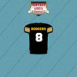 2026 Pittsburgh Steelers Home Jersey Car Decals
