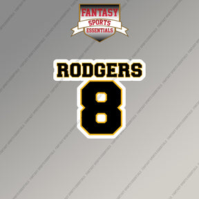 2026 Pittsburgh Steelers Name and Number Magnets