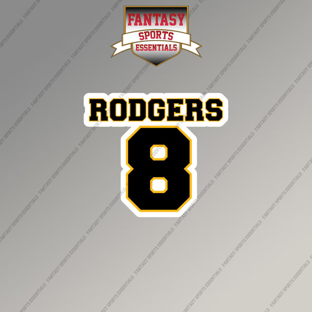 2026 Pittsburgh Steelers Name and Number Magnets