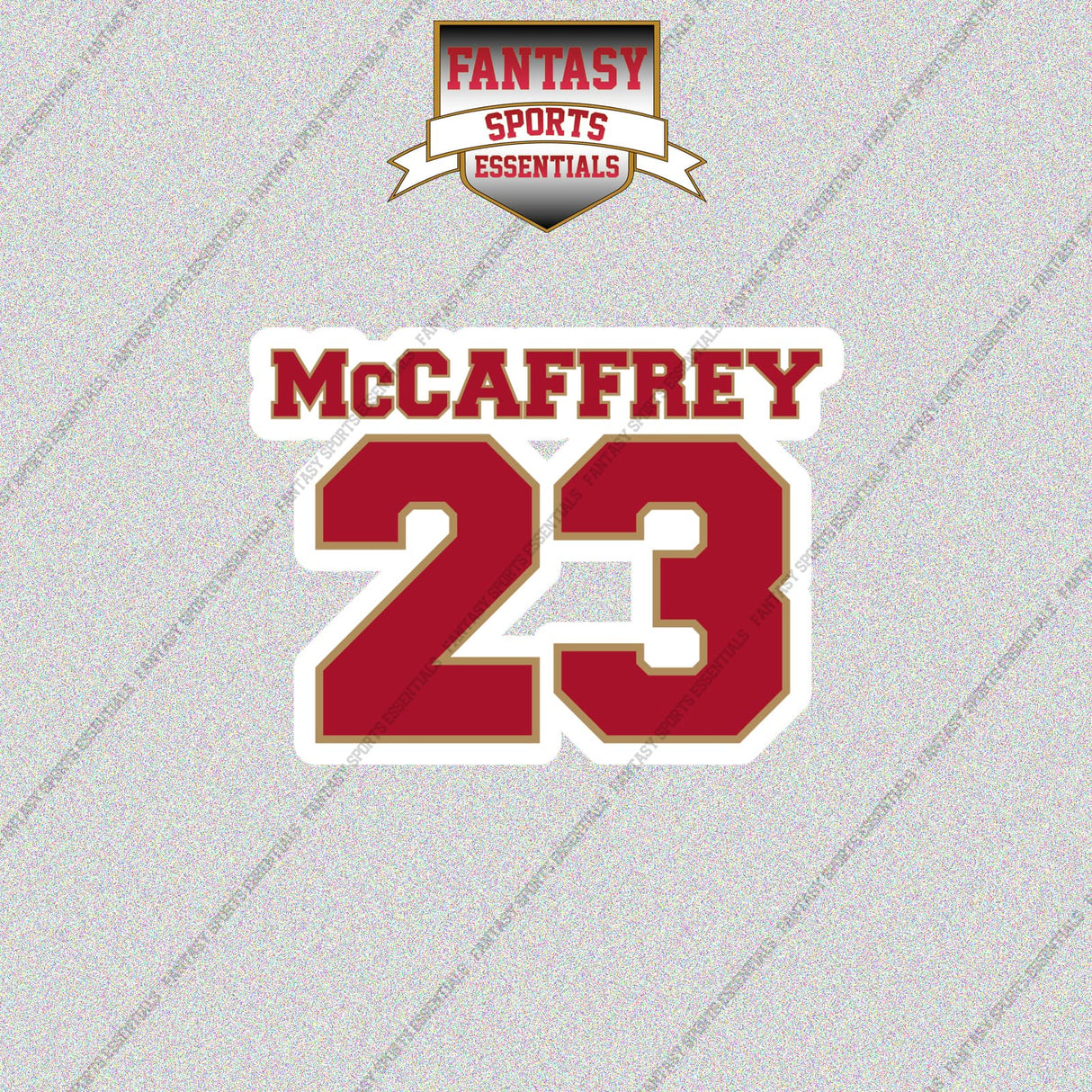 2026 San Francisco 49ers Name and Number Glossy Stickers