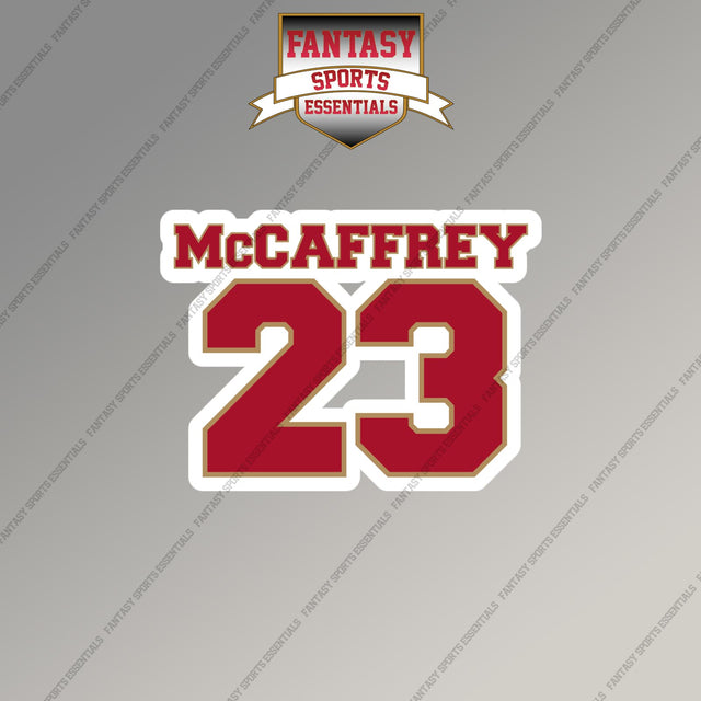 2026 San Francisco 49ers Name and Number Magnets