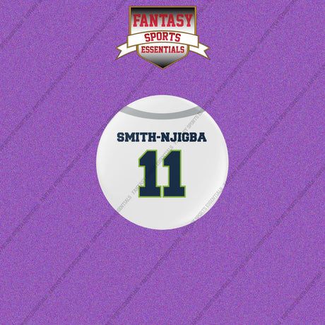 2026 Seattle Seahawks Away Jersey Buttons