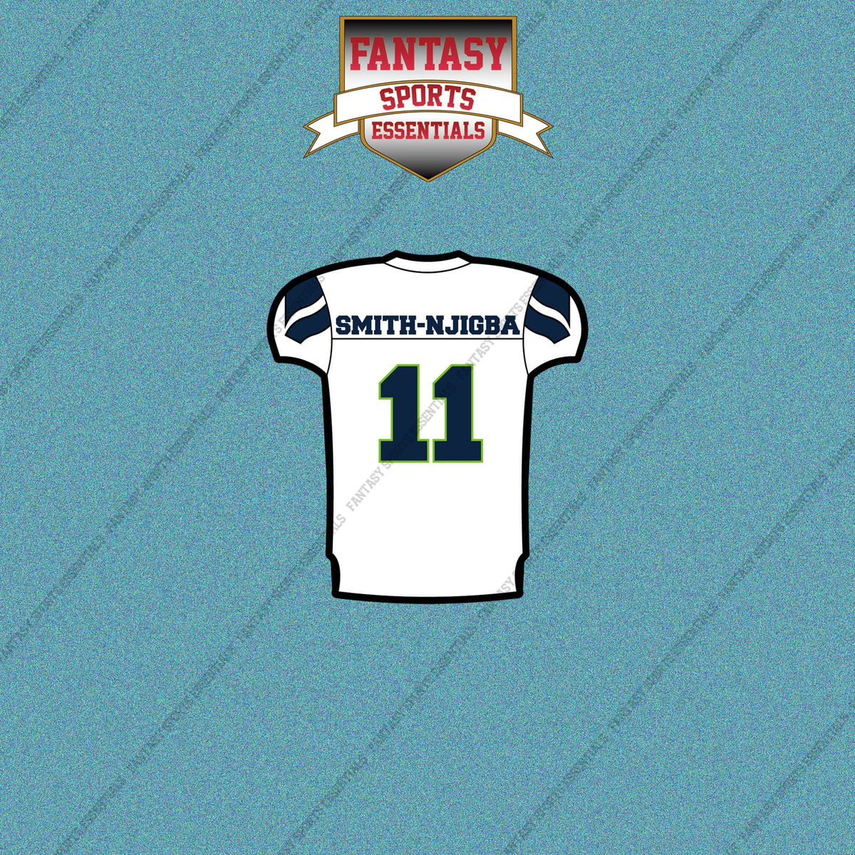 2026 Seattle Seahawks Away Jersey Car Decals