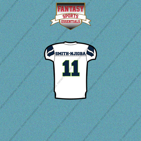 2026 Seattle Seahawks Away Jersey Car Decals