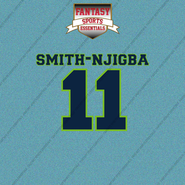 2026 Seattle Seahawks Name and Number Car Decals