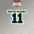 2026 Seattle Seahawks Name and Number Magnets