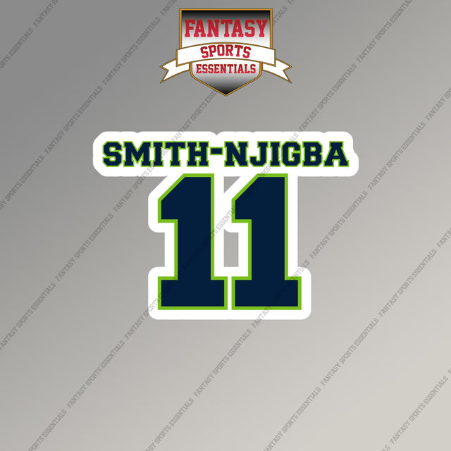 2026 Seattle Seahawks Name and Number Magnets