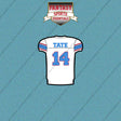 2026 Tennessee Titans Away Jersey Car Decals