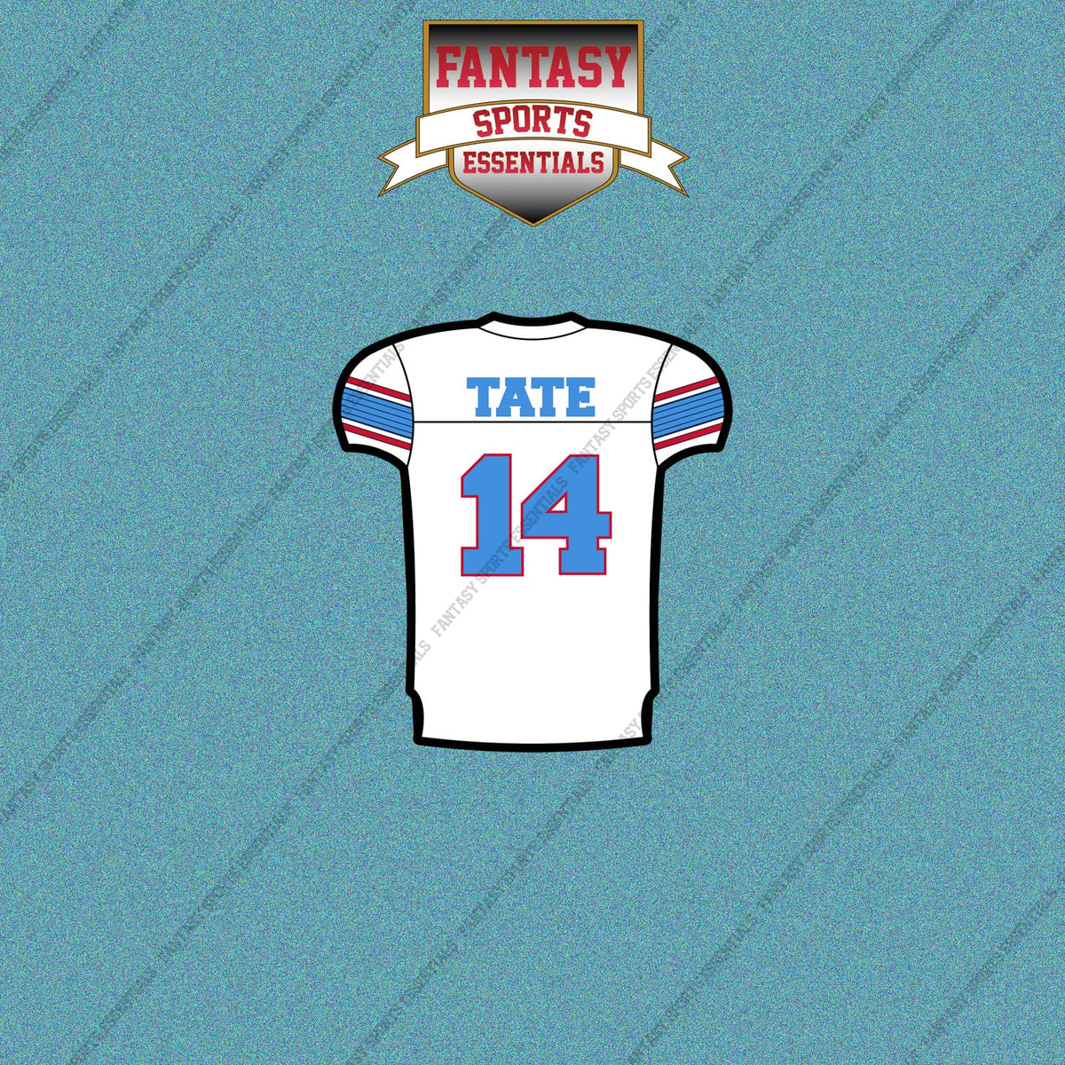 2026 Tennessee Titans Away Jersey Car Decals