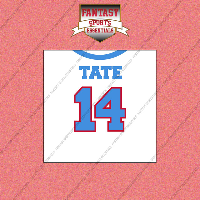 2026 Tennessee Titans Away Jersey Wall Art Prints