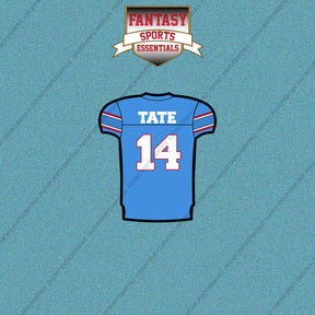 2026 Tennessee Titans Home Jersey Car Decals