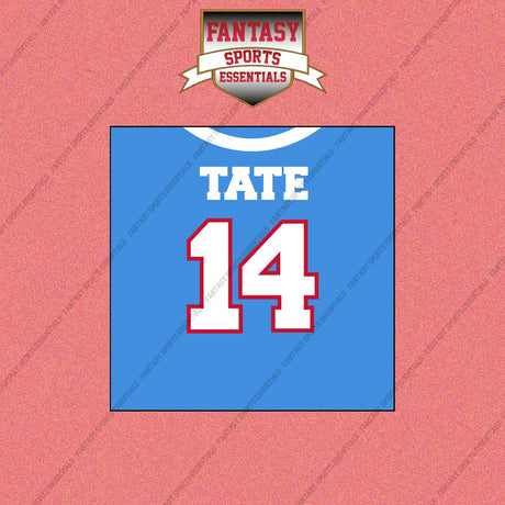 2026 Tennessee Titans Home Jersey Wall Art Prints