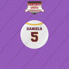 2026 Washington Commanders Away Jersey Buttons