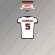 2026 Washington Commanders Away Jersey Magnets