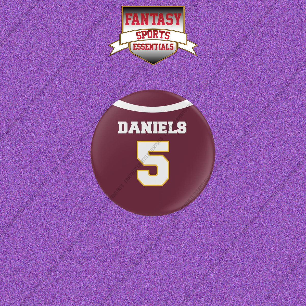 2026 Washington Commanders Home Jersey Buttons