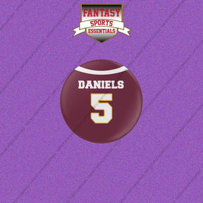 2026 Washington Commanders Home Jersey Buttons