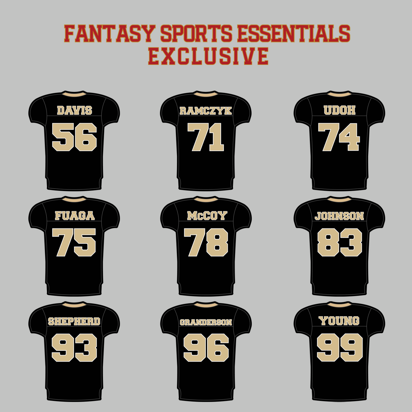 Fantasy Sports Essentials Exclusive New Orleans Saints 2024 Home Jersey Magnets Page 3