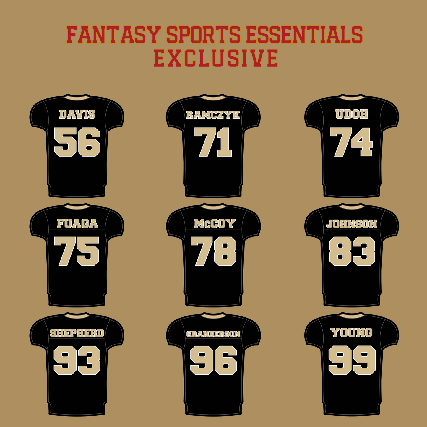 Fantasy Sports Essentials Exclusive New Orleans Saints 2024 Home Jersey Glossy Stickers Page 3