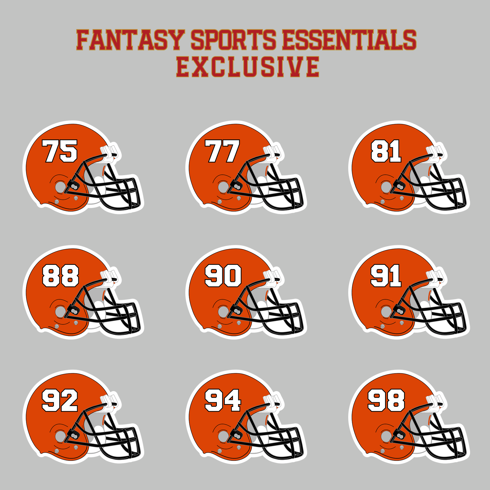 Fantasy Sports Essentials Exclusive Cincinnati Bengals 2024 Helmet Magnets Page 3