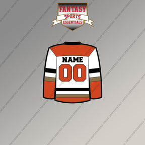 Anaheim Ducks Personalized Current Away Jersey Magnets