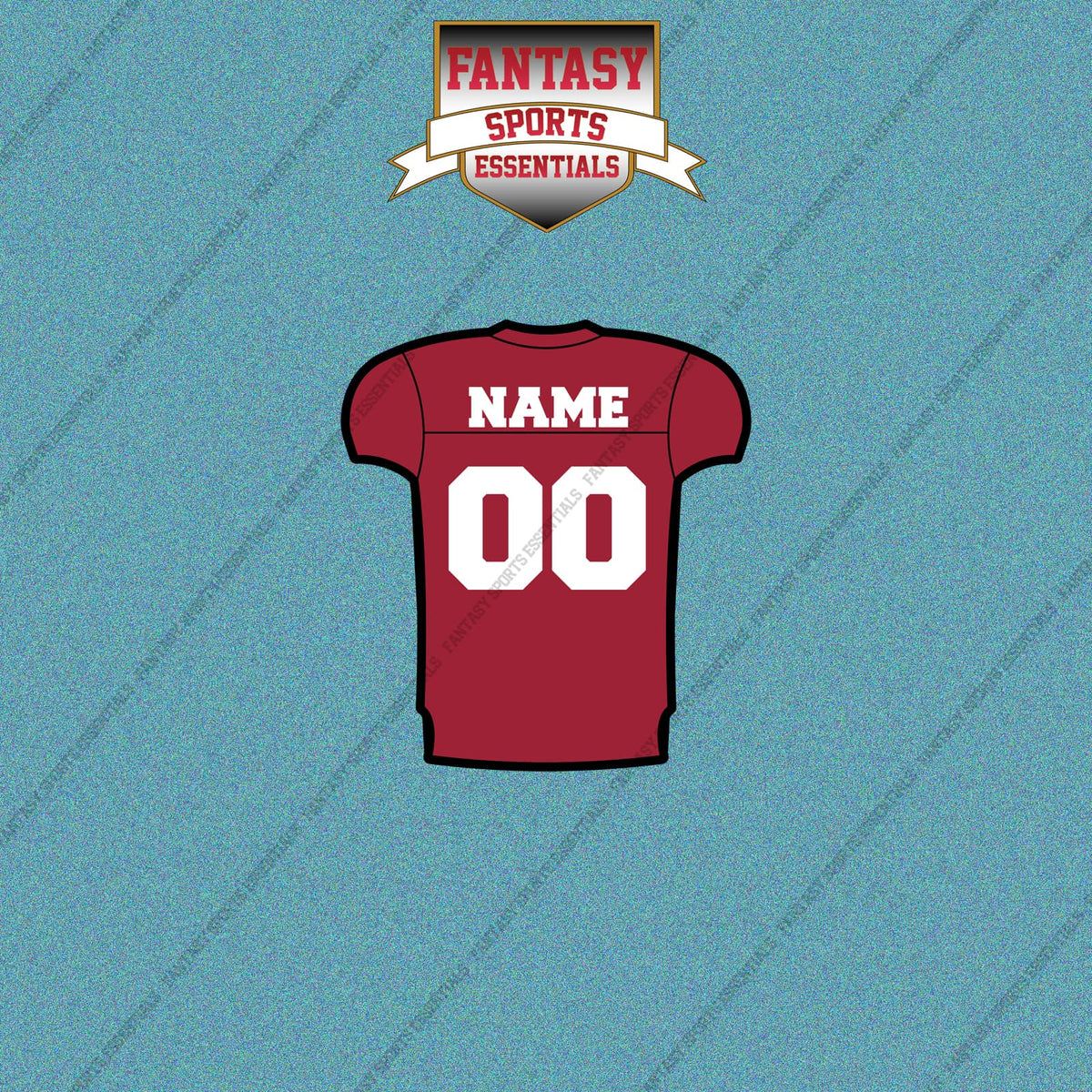 Alabama Crimson Tide Football Personalized Home Jersey Car Decals (Enter Your Name and Number)