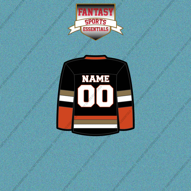 Anaheim Ducks Personalized Current Home Jersey Car Decals