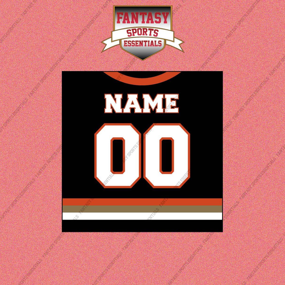 Anaheim Ducks Personalized Current Home Jersey Wall Art Prints