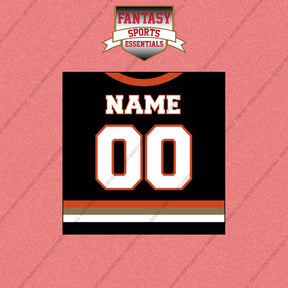 Anaheim Ducks Personalized Current Home Jersey Wall Art Prints