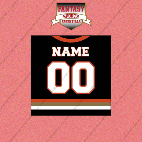 Anaheim Ducks Personalized Current Home Jersey Wall Art Prints