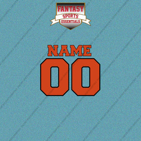 Anaheim Ducks Personalized Current Name and Number Car Decals