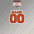 Anaheim Ducks Personalized Current Name and Number Magnets