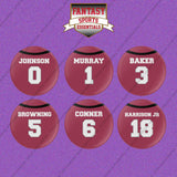 Arizona Cardinals 2025 Home Jersey Button Pins (Choose Your Player) Page 1