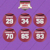 Arizona Cardinals 2025 Home Jersey Button Pins (Choose Your Player) Page 2