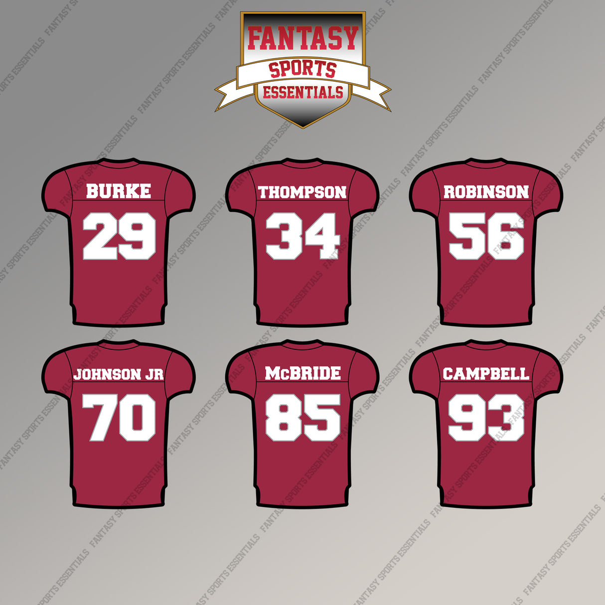 Arizona Cardinals 2025 Home Jersey Magnets (Choose Your Player) Page 2