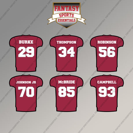 Arizona Cardinals 2025 Home Jersey Magnets (Choose Your Player) Page 2
