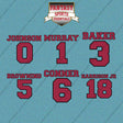 Arizona Cardinals 2025 Name and Number Car Decals (Choose Your Player) Page 1