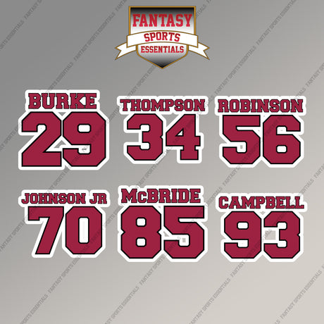 Arizona Cardinals 2025 Name and Number Magnets (Choose Your Player) Page 2