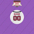 Arizona Cardinals Personalized Current Away Jersey Buttons
