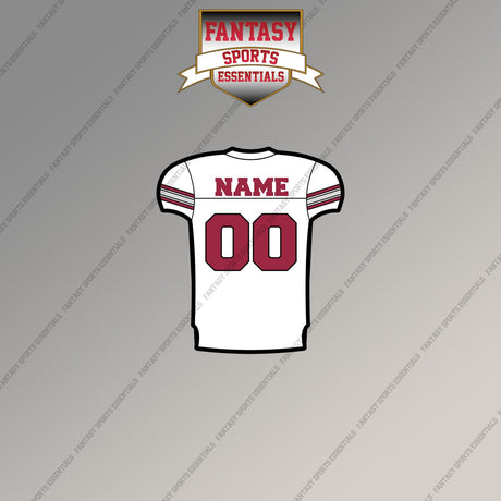 Arizona Cardinals Personalized Current Away Jersey Magnets