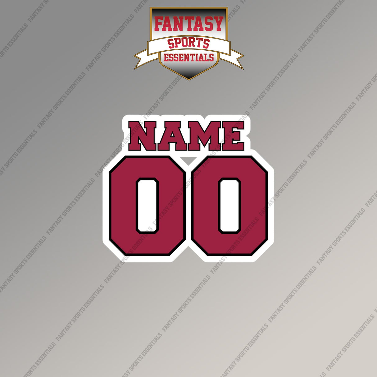 Arizona Cardinals Personalized Current Name and Number Magnets