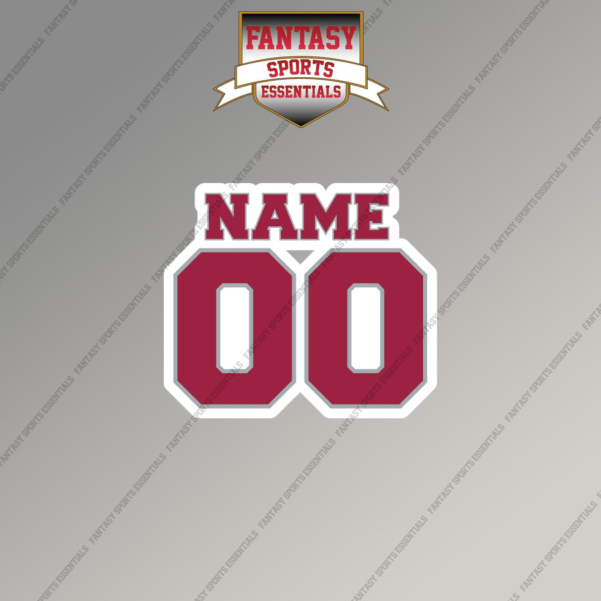 Arizona Cardinals Personalized Current Name and Number Magnets
