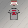 Arizona Diamondbacks Personalized Current Away Jersey Magnets