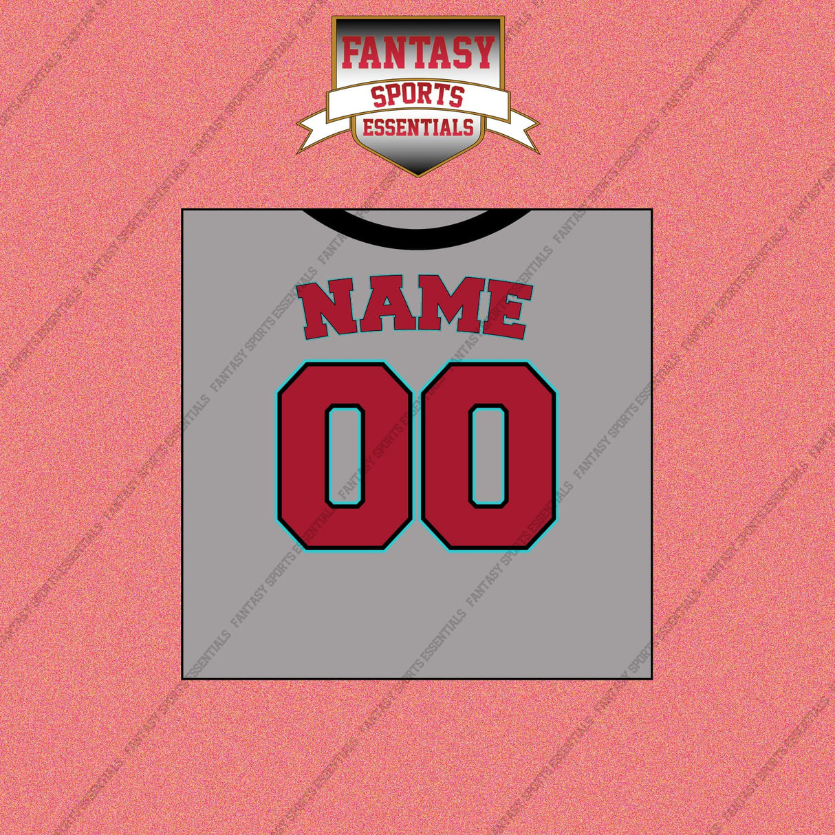 Arizona Diamondbacks Personalized Current Away Jersey Wall Art Prints