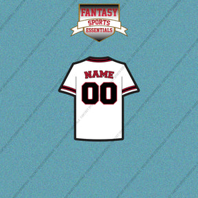 Arizona Diamondbacks Personalized Current Home Jersey Car Decals